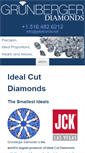Mobile Screenshot of grunbergerdiamonds.com